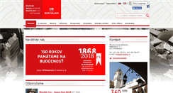 Desktop Screenshot of muzeum.bratislava.sk