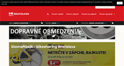 Desktop Screenshot of bratislava.sk
