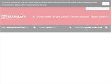 Tablet Screenshot of bratislava.sk